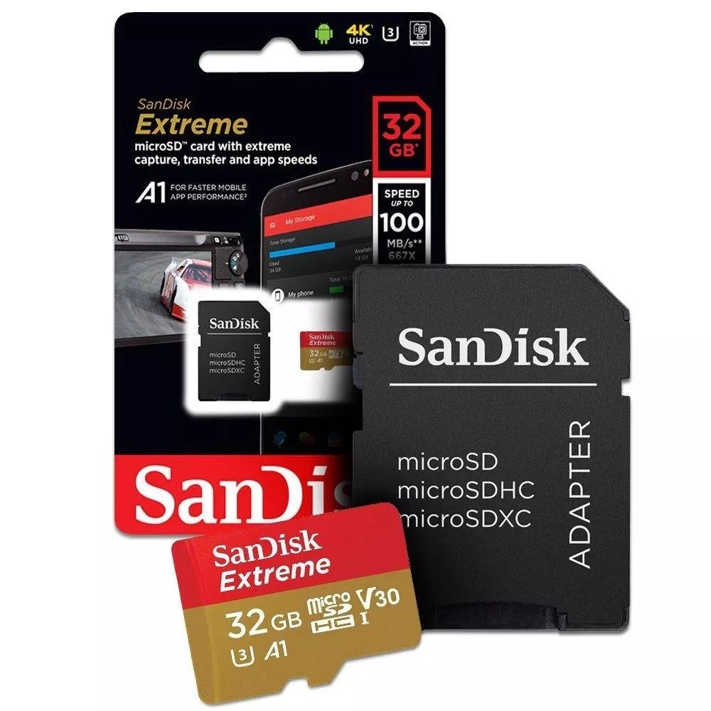 CARTÃO MICRO SD EXTREME 32 GB – Flight Paraquedismo